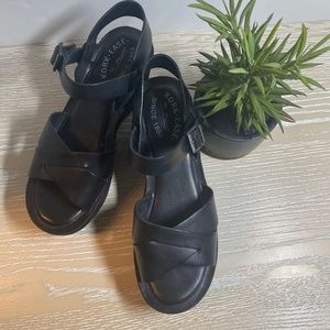 Kork-Ease Ava Black Sandals